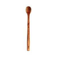 Bazar Bizar Teakhouten Honinglepel Teak Root Naturel L19 cm