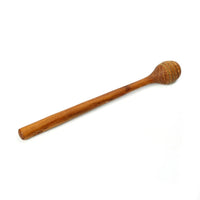Bazar Bizar Teakhouten Honinglepel Teak Root Naturel L19 cm