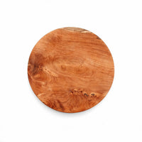 Bazar Bizar Teakhouten Schaal Teak Root Round Plate Naturel Ø14 x H3 cm