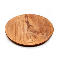 Bazar Bizar Teakhouten Schaal Teak Root Round Plate Naturel Ø30 x H2 cm