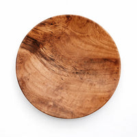 Bazar Bizar Teakhouten Schaal Teak Root Round Plate Naturel Ø30 x H2 cm