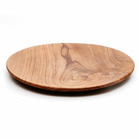 Bazar Bizar Teakhouten Schaal Teak Root Round Plate Naturel Ø30 x H2 cm