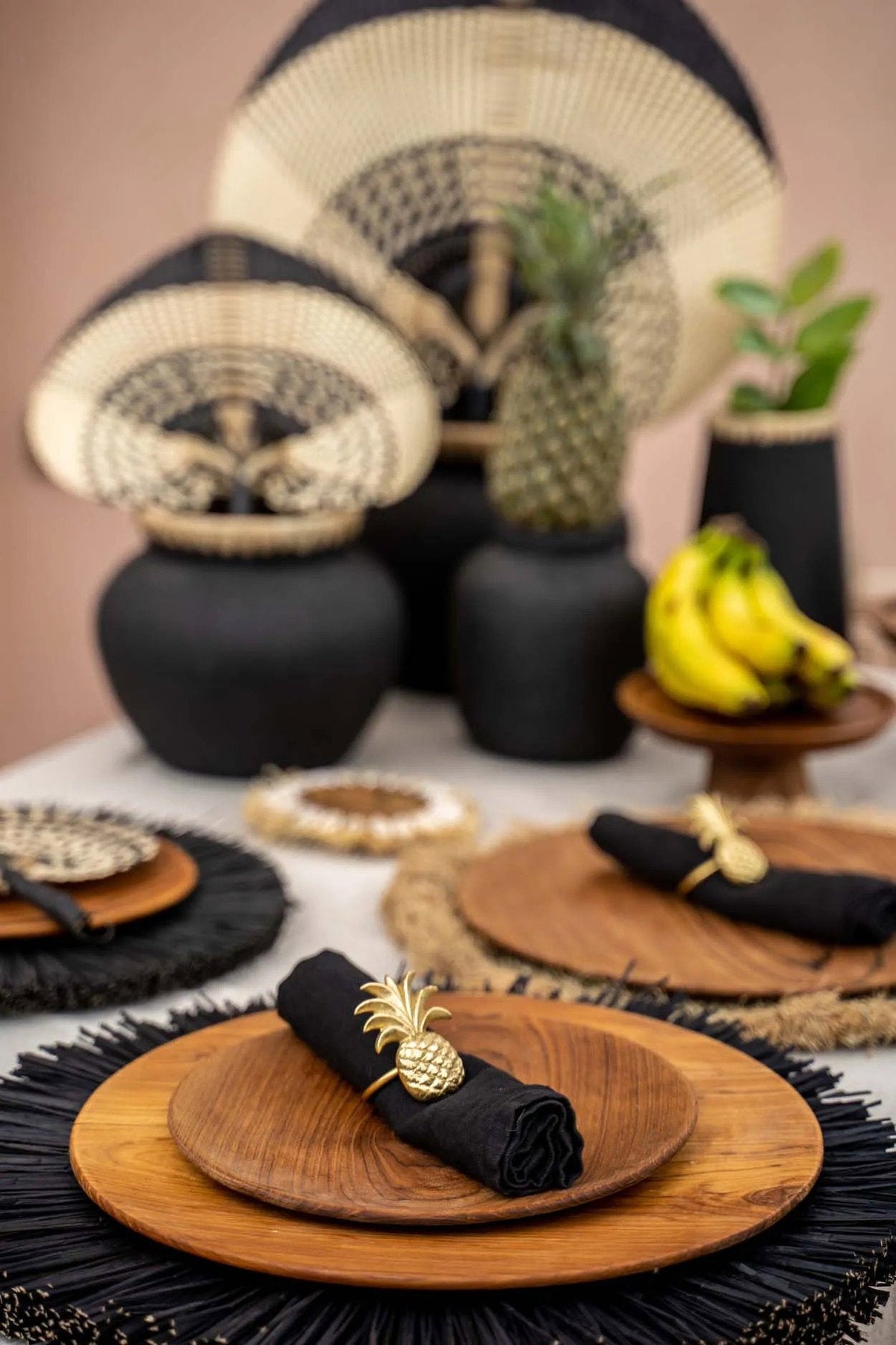 Bazar Bizar Teakhouten Schaal Teak Root Round Plate Naturel Ø30 x H2 cm