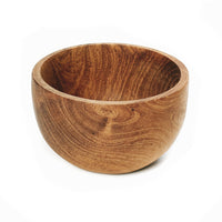 Bazar Bizar Plat de service En Bois de Teck Teak Root Salt Cup Naturel Ø6 x H4 cm
