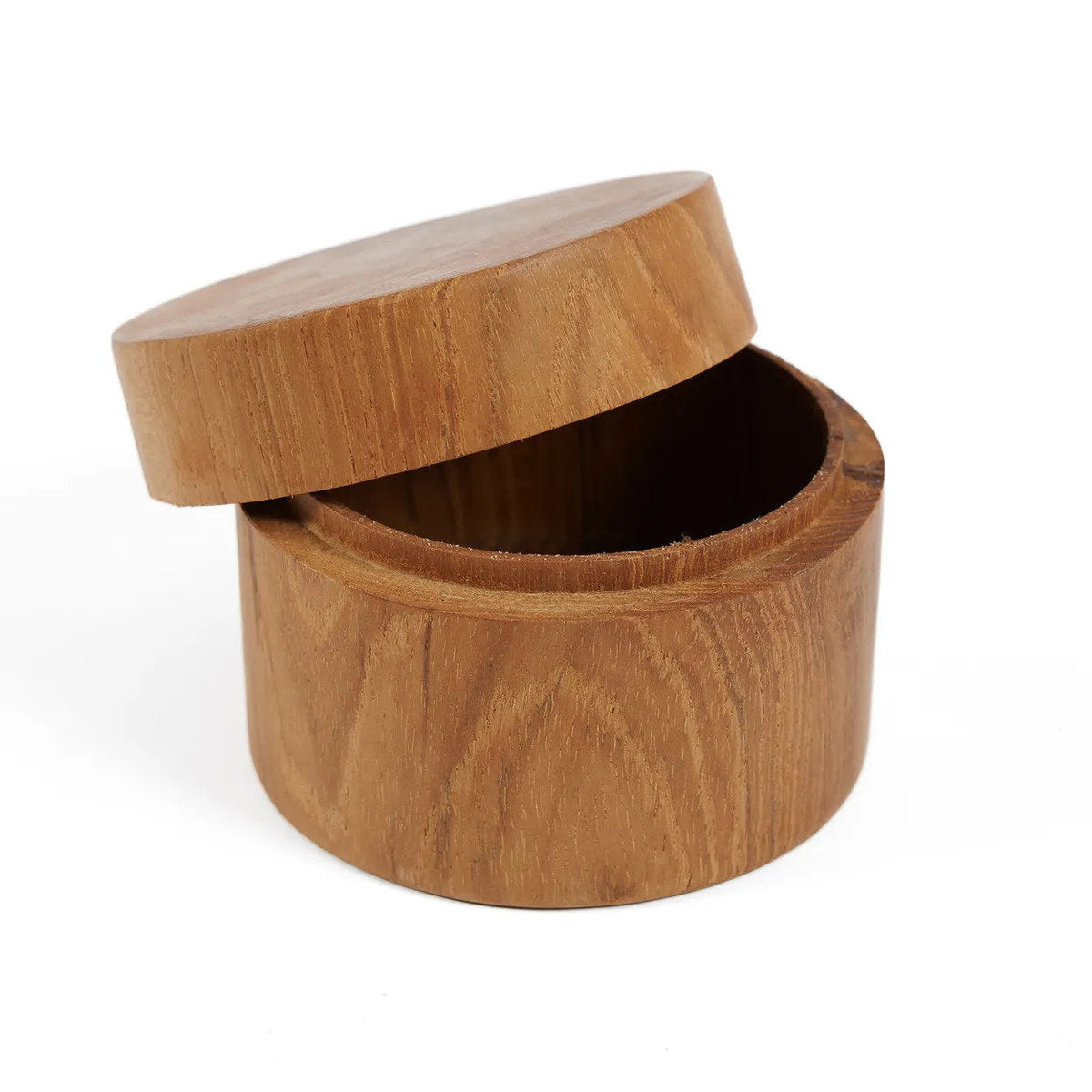 Bazar Bizar Teakhouten Voorraadpot Teak Root Naturel Ø8 x H6 cm