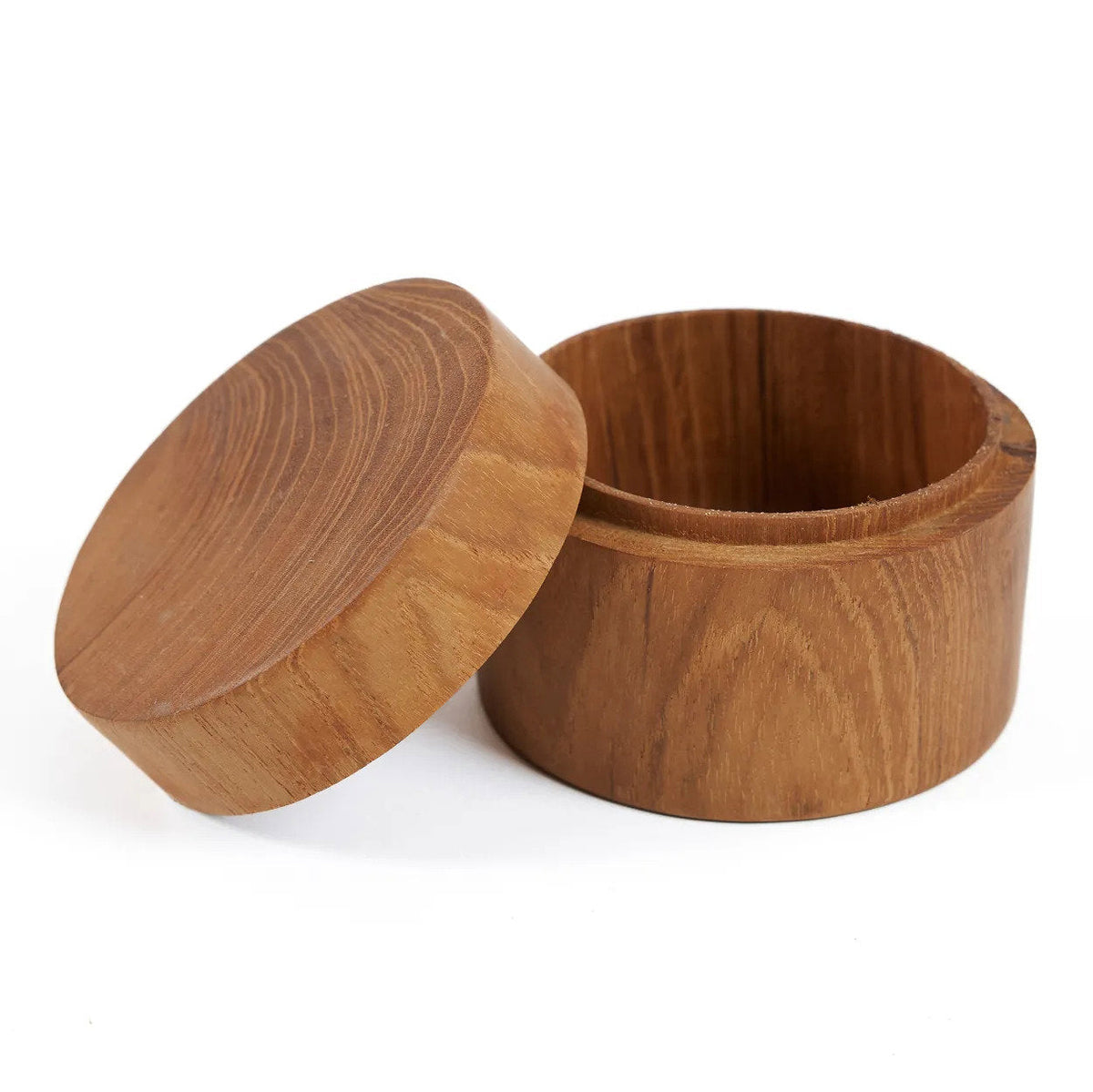 Bazar Bizar Teakhouten Voorraadpot Teak Root Naturel Ø8 x H6 cm