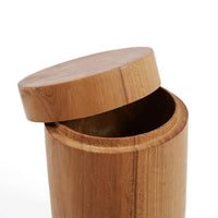Bazar Bizar Teakhouten Voorraadpot Teak Root Naturel Ø8 x H12 cm