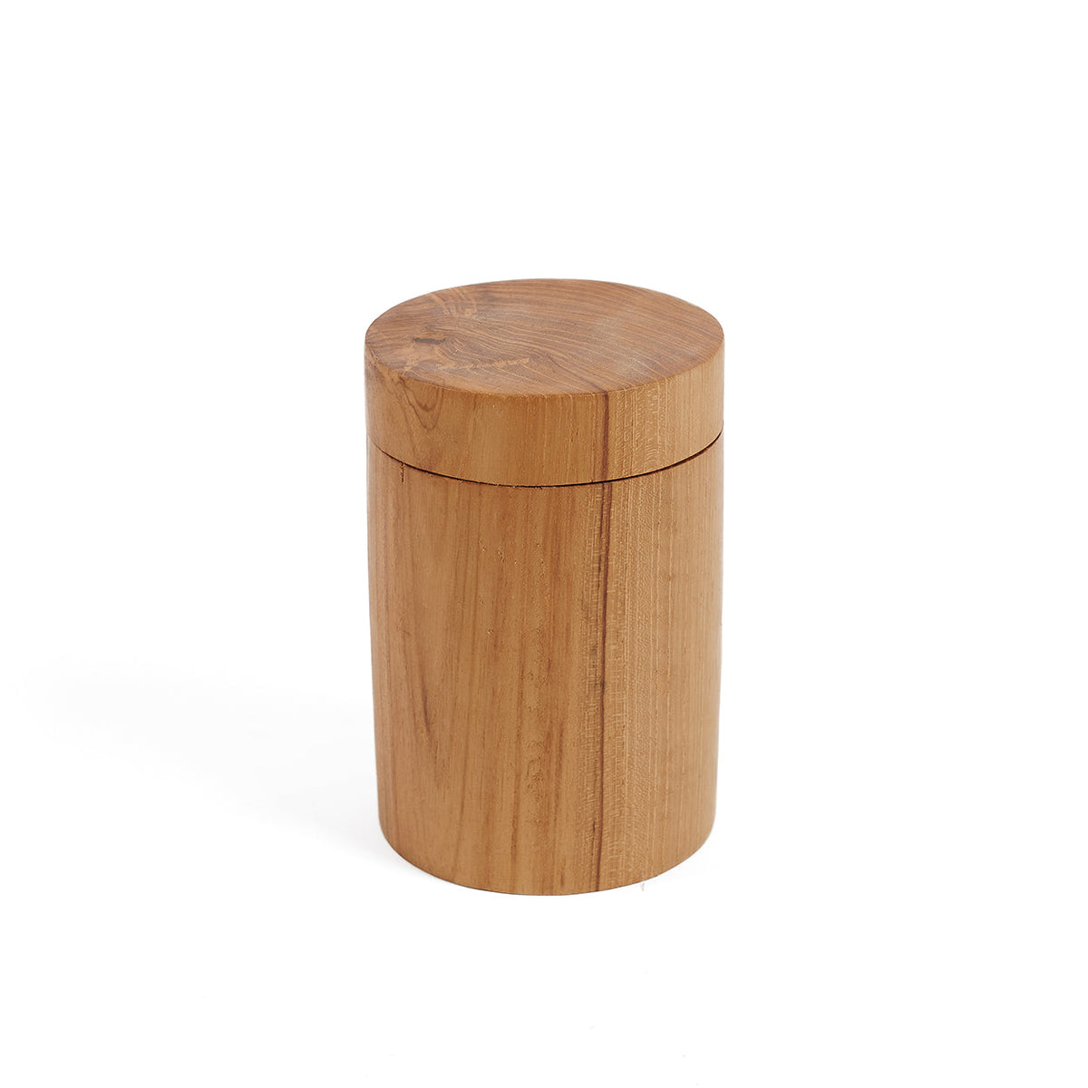 Bazar Bizar Teakhouten Voorraadpot Teak Root Naturel Ø10 x H19 cm