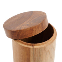 Bazar Bizar Teakhouten Voorraadpot Teak Root Naturel Ø10 x H19 cm