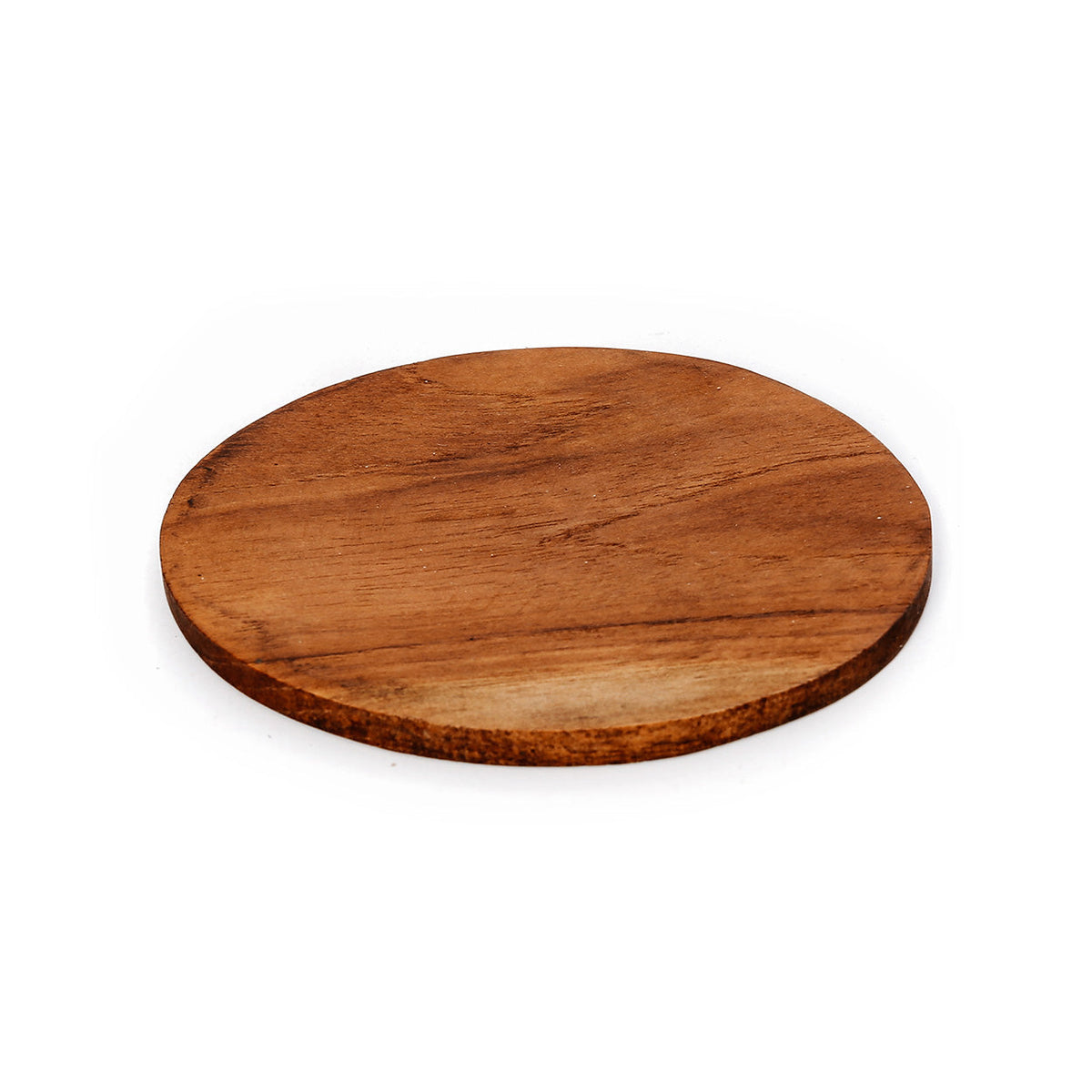 Bazar Bizar Teakhouten Onderzetter Teak Root Nordic Naturel Ø10 cm
