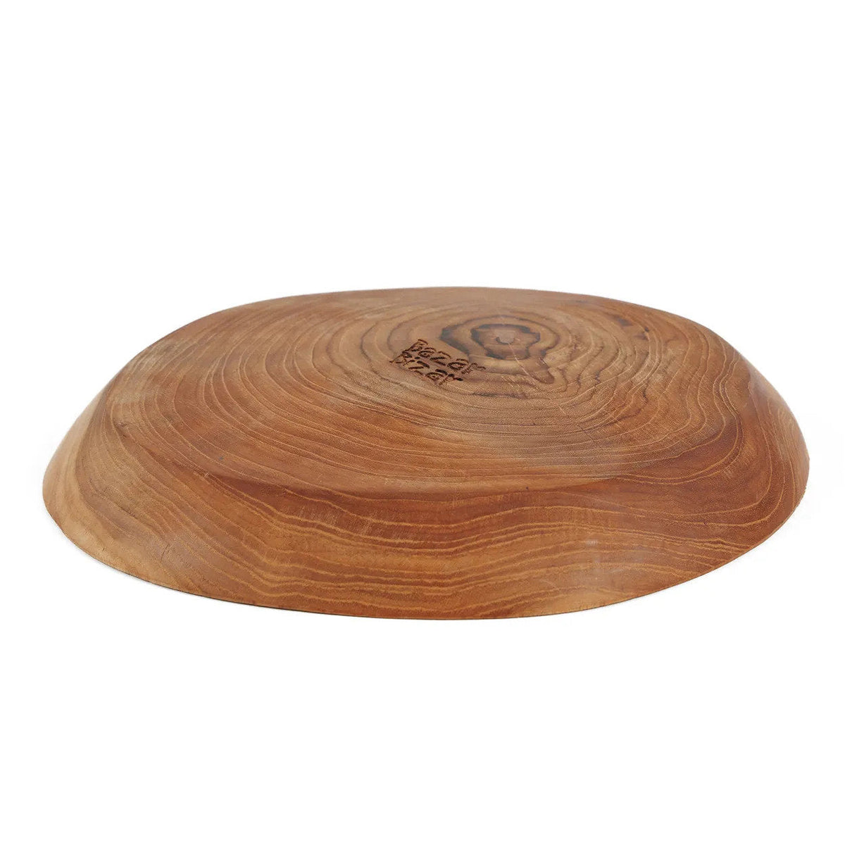 Bazar Bizar Teakhouten Schaal Teak Root Organic Plate Naturel Ø25 x H3 cm
