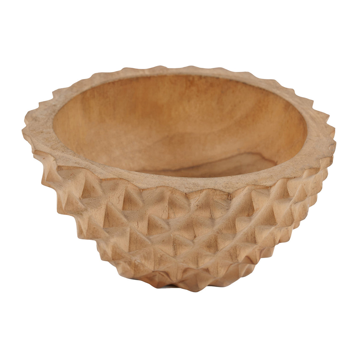 Bazar Bizar Teakhouten Schaal Teak Root Durian Bowl Naturel Ø20 x H10 cm