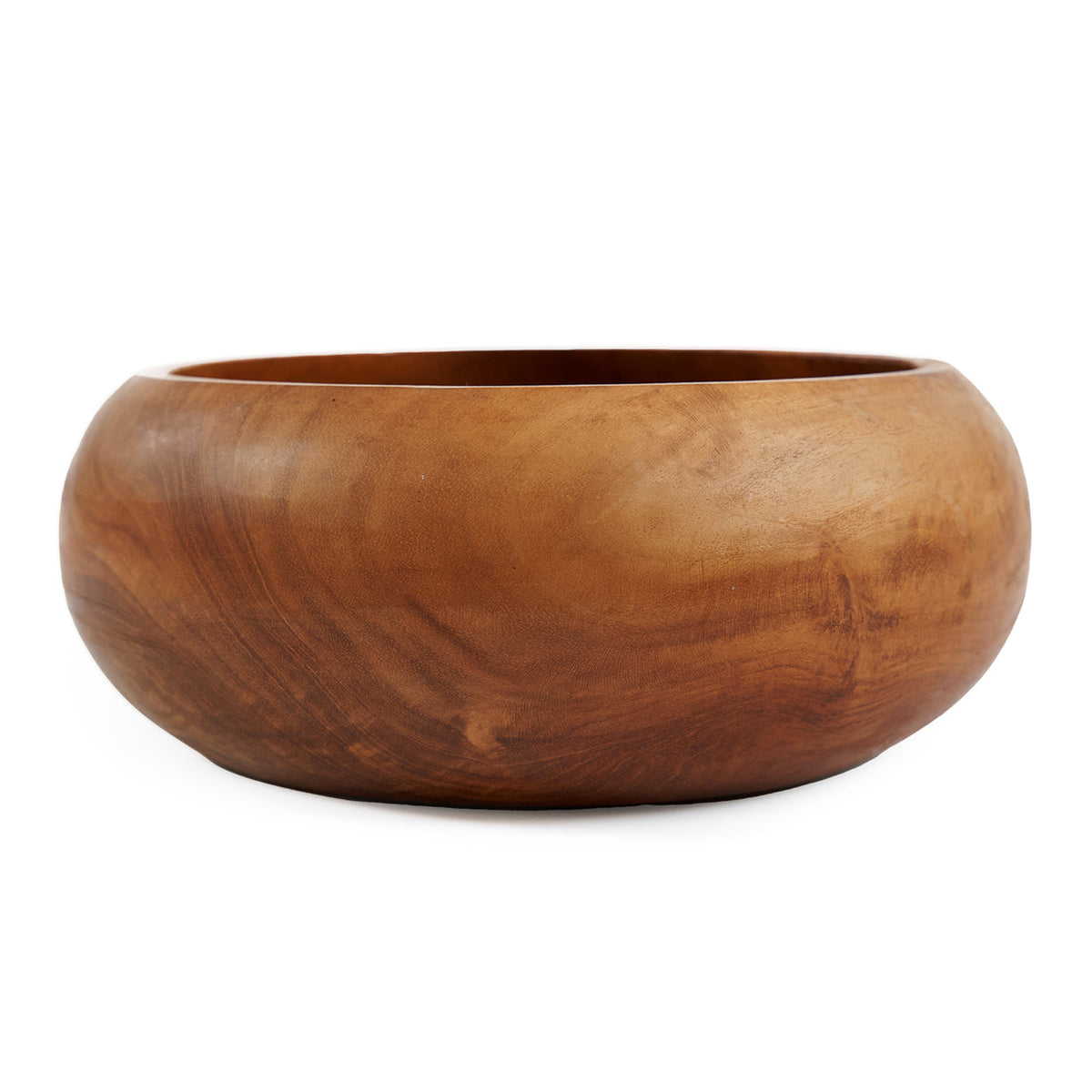 Bazar Bizar Teakhouten Schaal Teak Root Fruit Bowl Naturel Ø20 x H8 cm