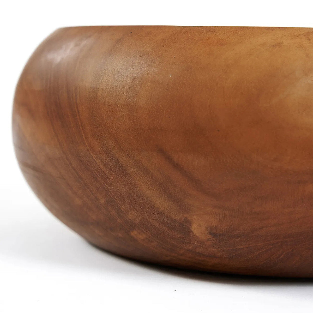 Bazar Bizar Teakhouten Schaal Teak Root Fruit Bowl Naturel Ø20 x H8 cm