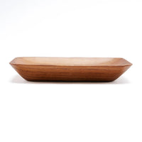 Bazar Bizar Plat de service En Bois de Teck Teak Root Side Dish Naturel 13 x 9 cm