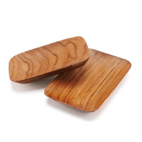 Bazar Bizar Plat de service En Bois de Teck Teak Root Side Dish Naturel 13 x 9 cm