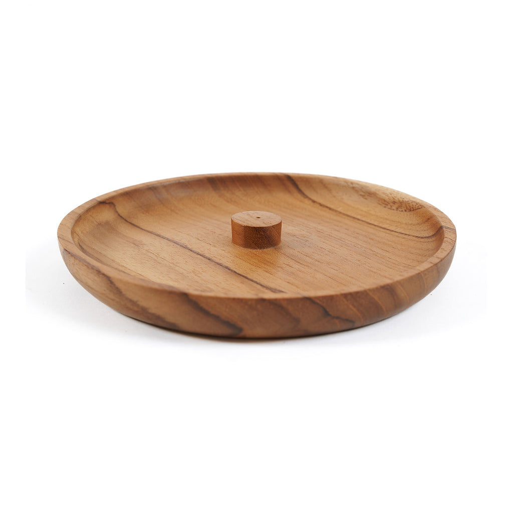 Bazar Bizar Teakhouten Wierookhouder Naturel Ø15 cm