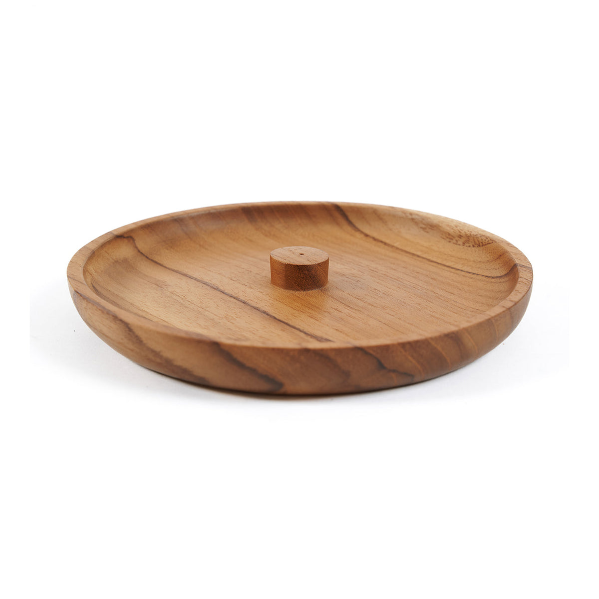 Bazar Bizar Teakhouten Wierookhouder Naturel Ø15 cm