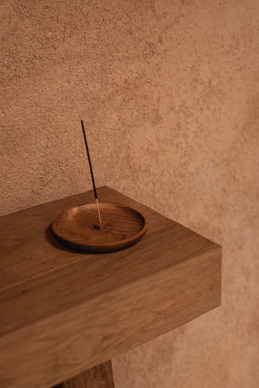 Bazar Bizar Teakhouten Wierookhouder Naturel Ø15 cm