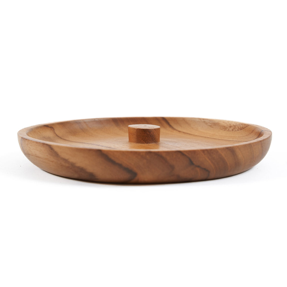 Bazar Bizar Teakhouten Wierookhouder Naturel Ø15 cm