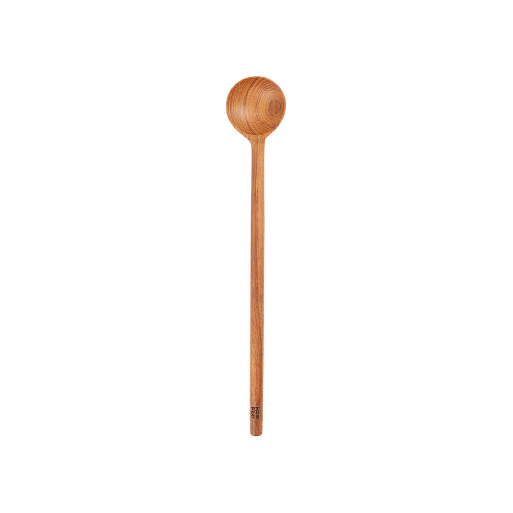 Bazar Bizar Teakhouten Doseerlepel Teak Root Flat Naturel L19 cm