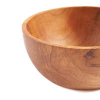 Bazar Bizar Teakhouten Schaal French Fries Snack Bowl Naturel Ø16 x H7 cm