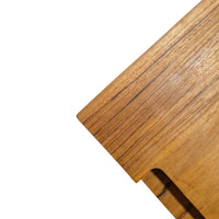 Bazar Bizar Plat de service En Bois de Teck Serving Plate Naturel 35 x 25 cm