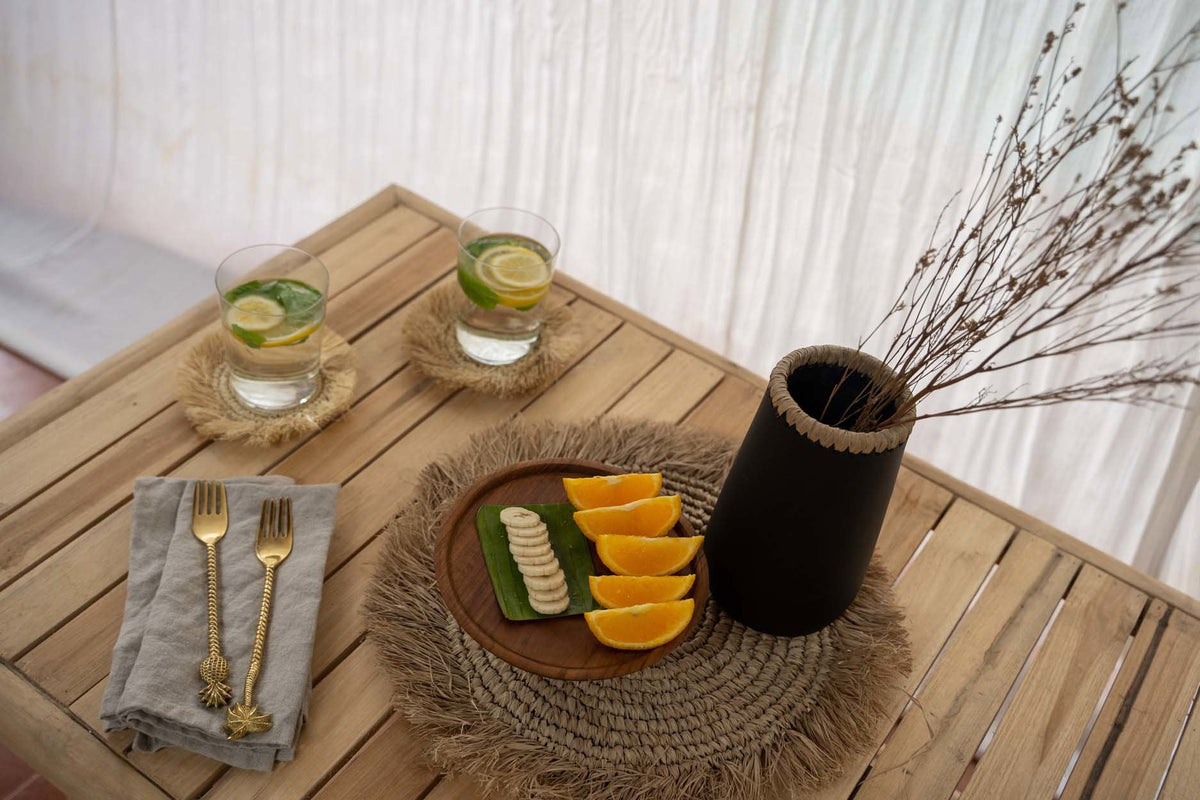 Bazar Bizar Zeegras Placemat Naturel Ø45 cm