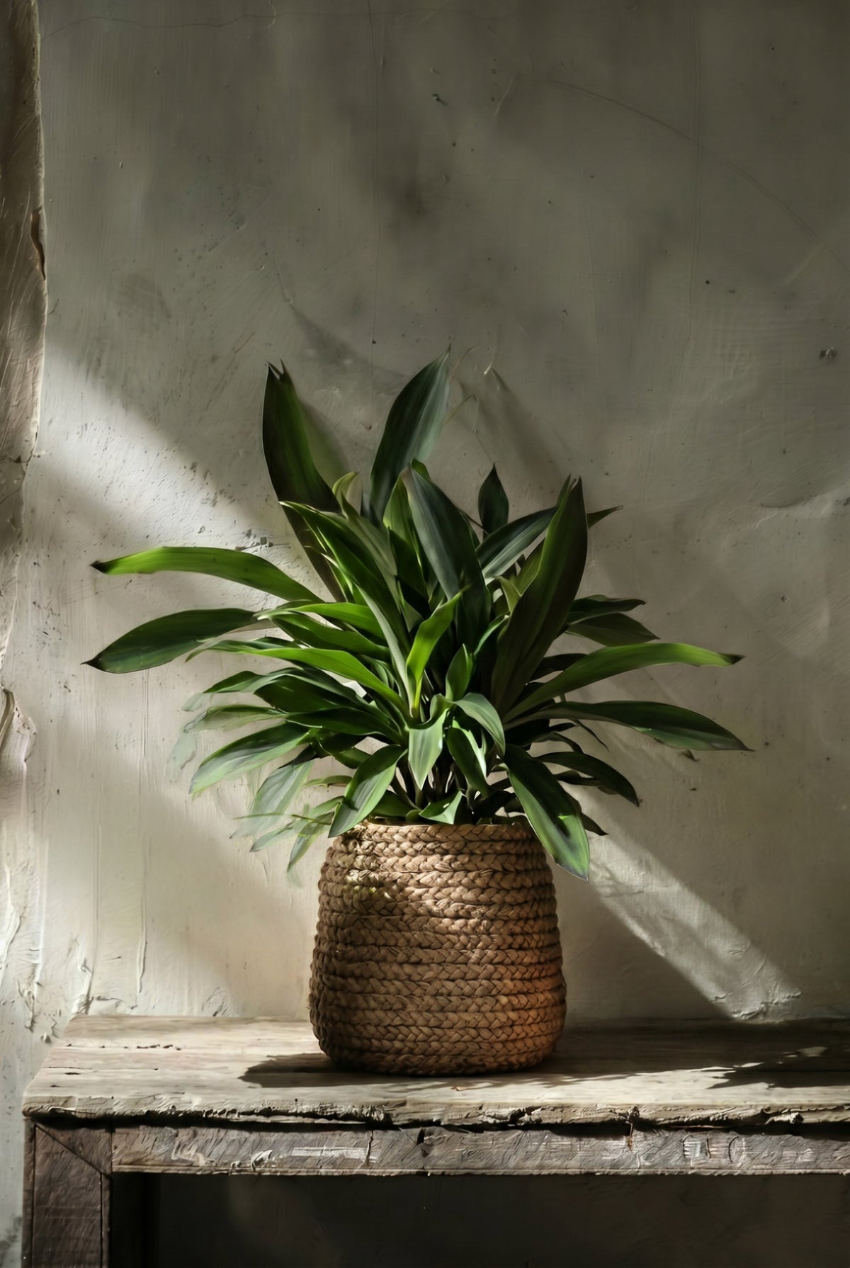 Bazar Bizar Betonnen Plantenpot Fake Braided Naturel Ø26,7 x H25,5 cm