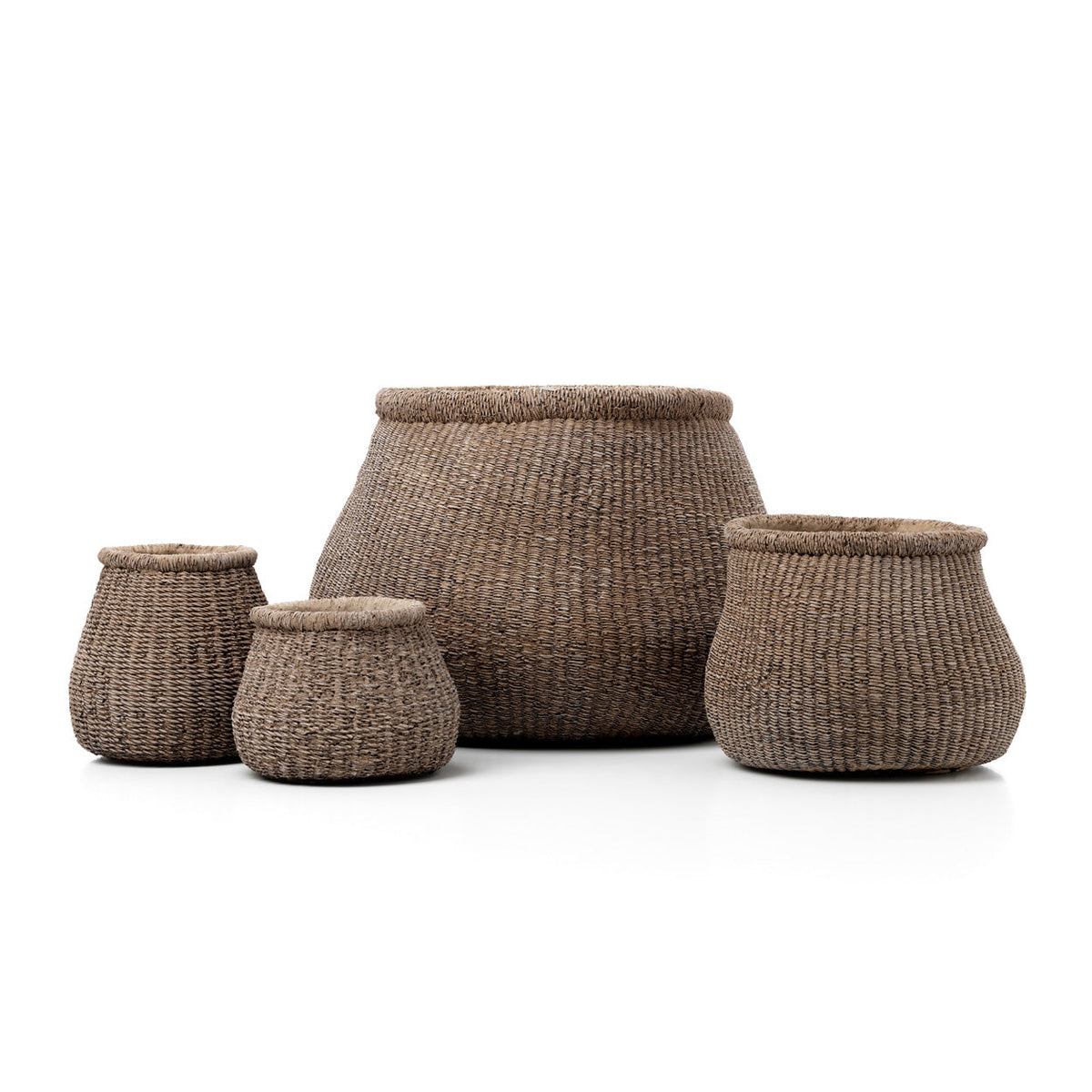 Bazar Bizar Betonnen Plantenpot Faux-Puff Bruin 25 x 23 x 19 cm