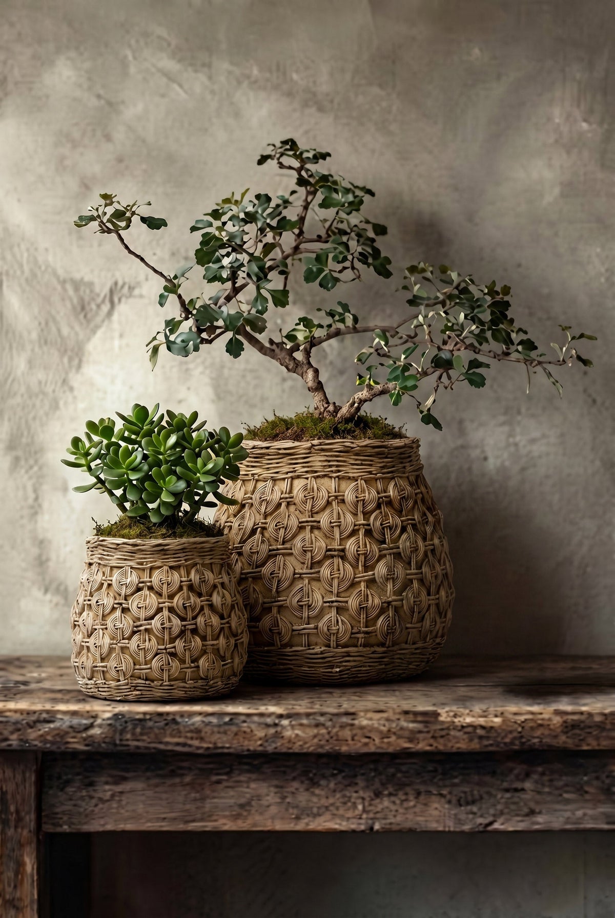 Bazar Bizar Betonnen Plantenpot Knot Naturel Ø23 x H20,2 cm