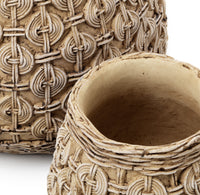 Bazar Bizar Betonnen Plantenpot Knot Naturel Ø18 x H15,5 cm