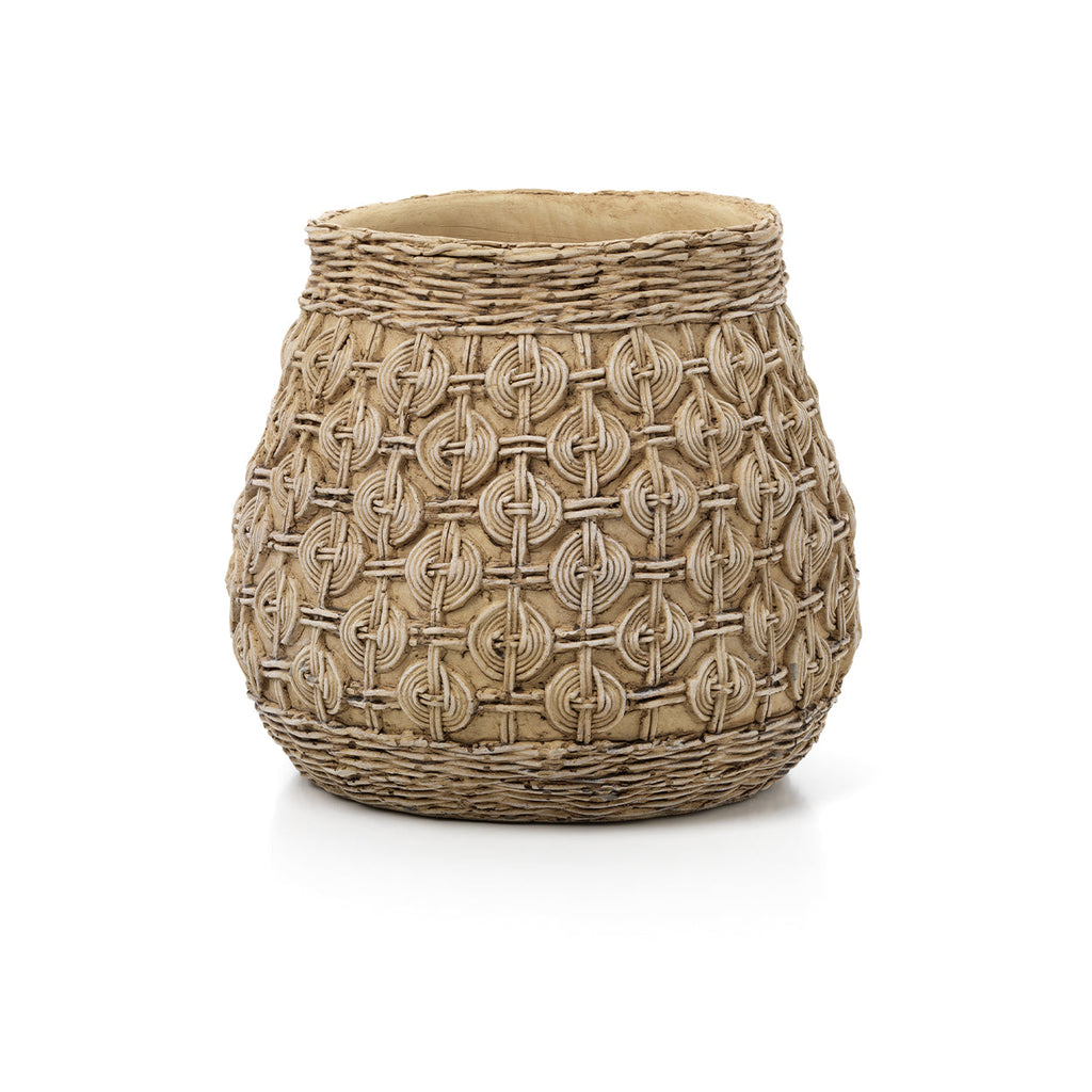 Bazar Bizar Betonnen Plantenpot Knot Naturel Ø28,3 x H25 cm