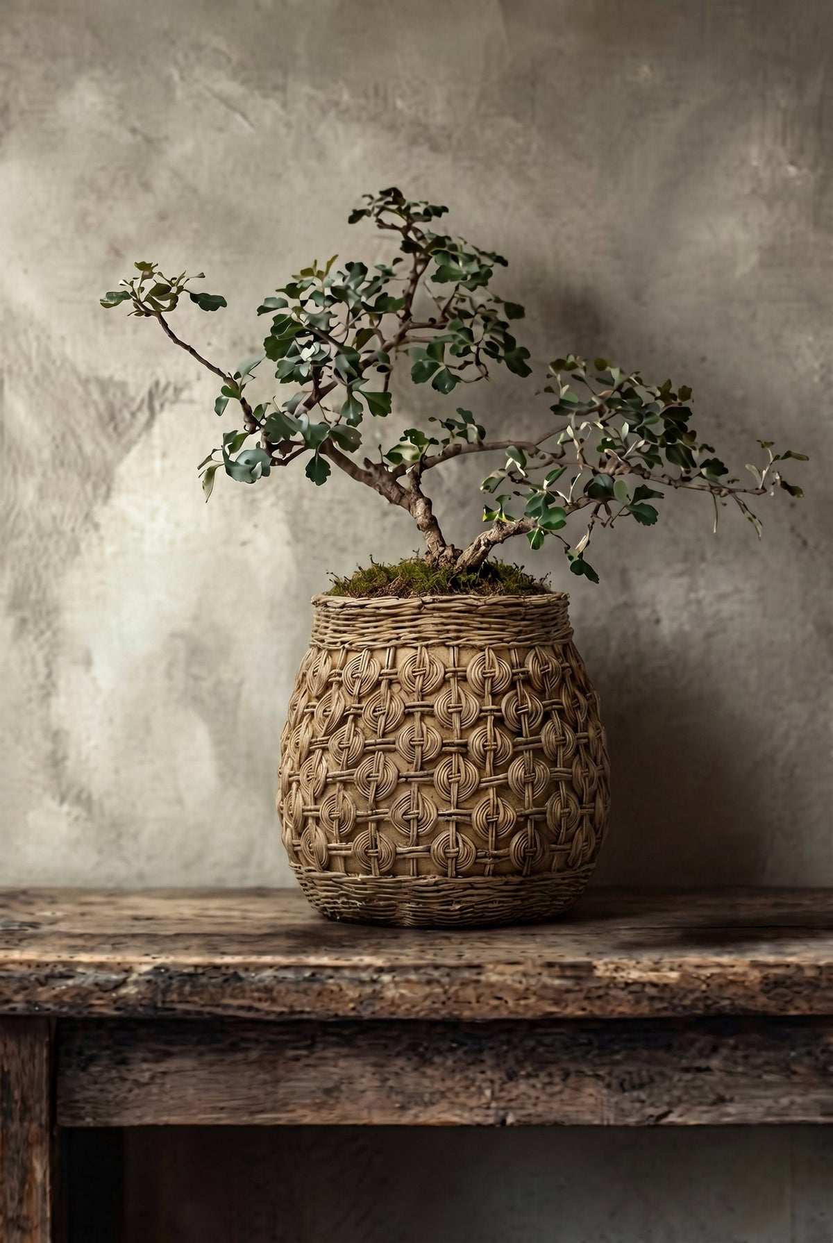 Bazar Bizar Betonnen Plantenpot Knot Naturel Ø28,3 x H25 cm