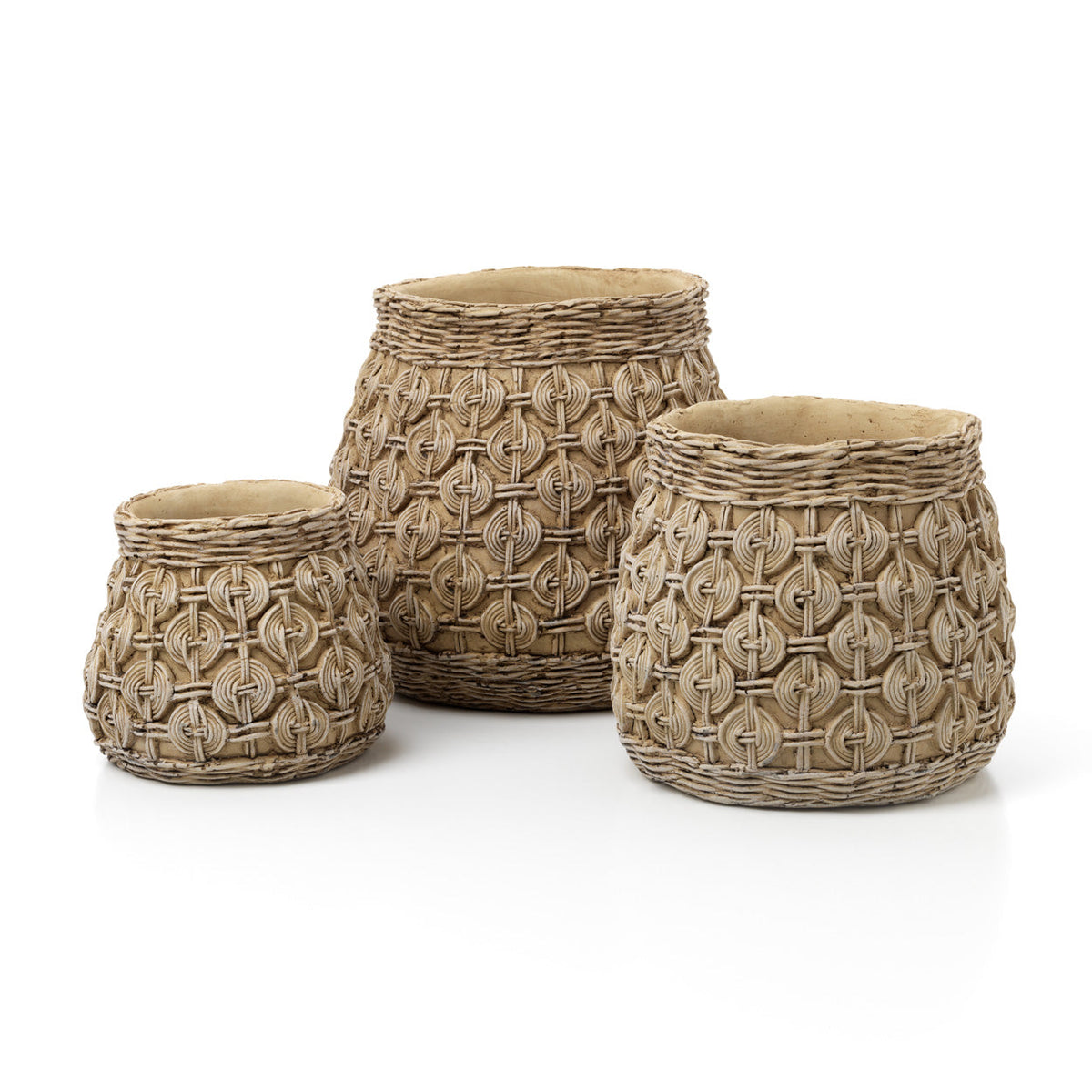 Bazar Bizar Betonnen Plantenpot Knot Naturel Ø28,3 x H25 cm