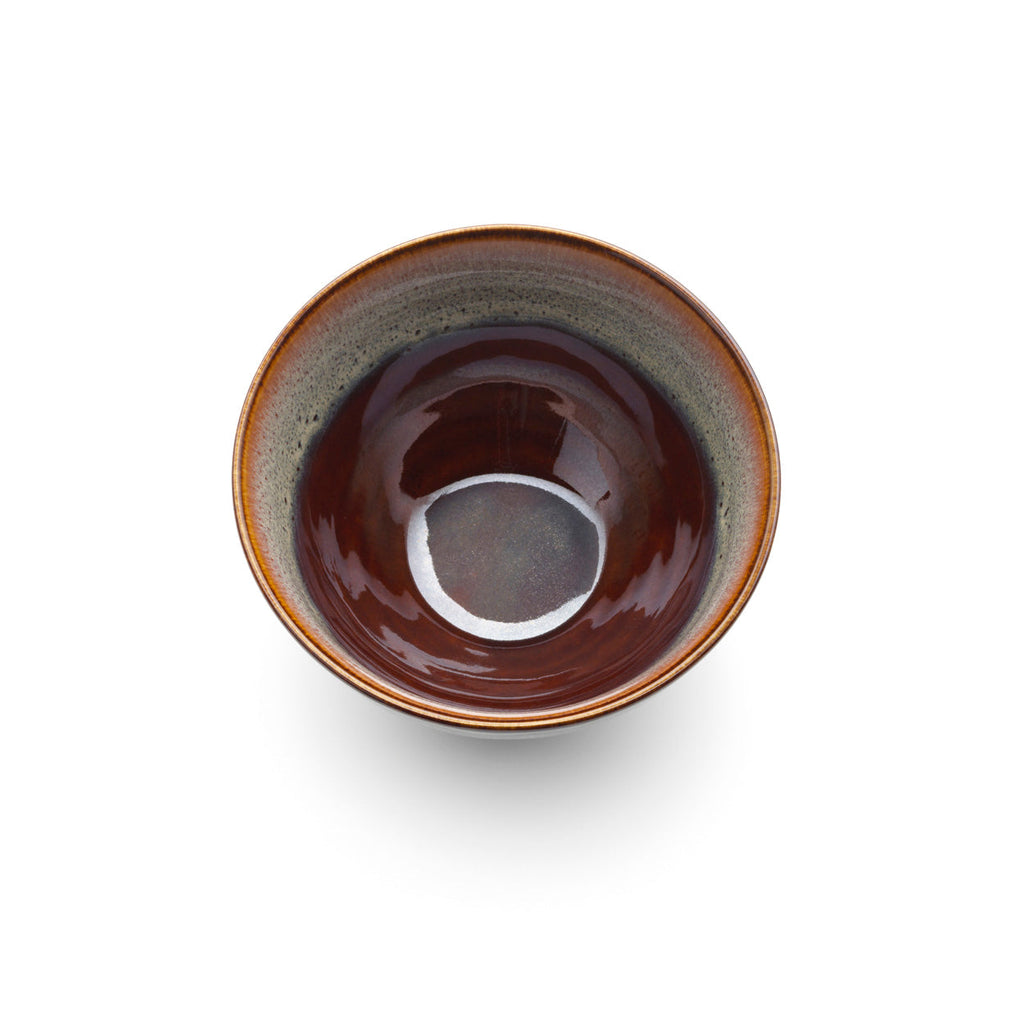 Bazar Bizar Keramische Schaal Smoked Horizon Bruin/Grijs Ø11,7 x H6,5 cm