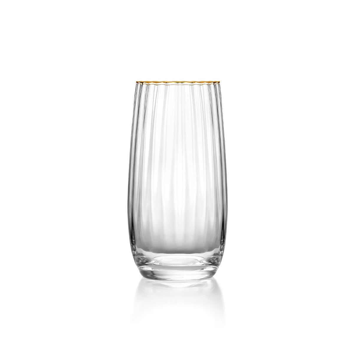Bazar Bizar Glas Golden Sip Naturel/Goud Ø7,7 x H15 cm