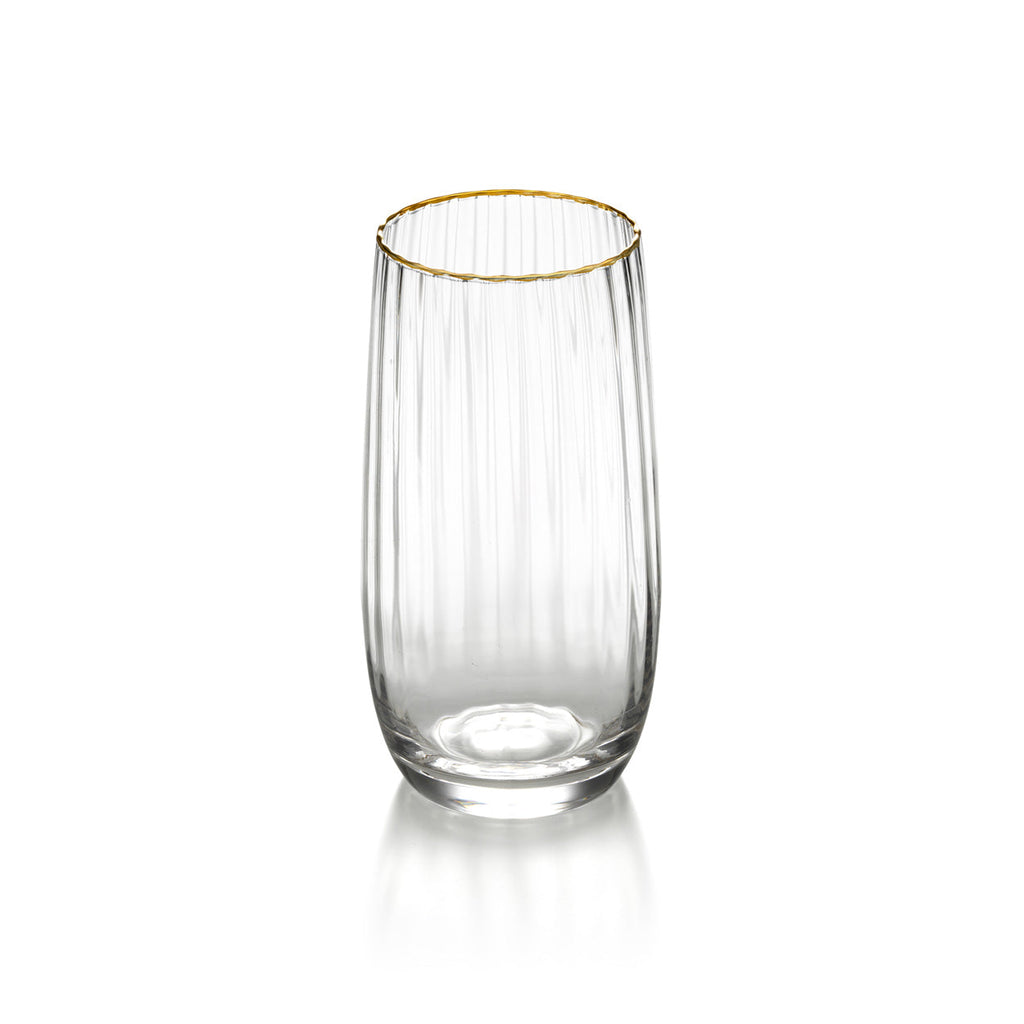 Bazar Bizar Glas Golden Sip Naturel/Goud Ø7,7 x H15 cm