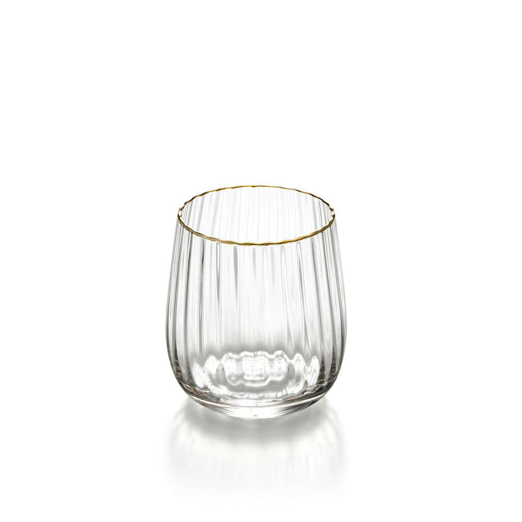 Bazar Bizar Glas Rim Naturel/Goud Ø9,2 x H10 cm