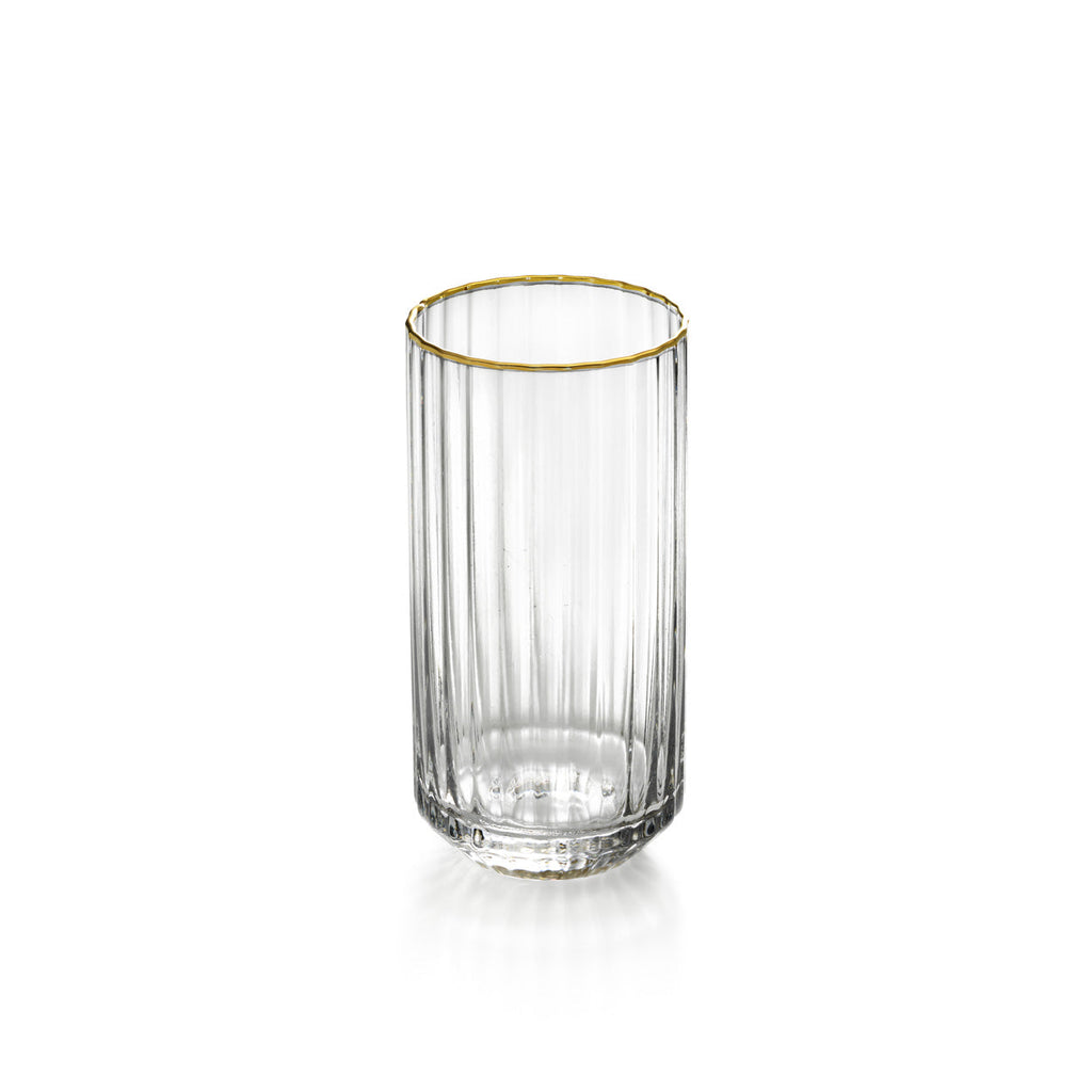 Bazar Bizar Glas Golden Sip Naturel/Goud Ø6,7 x H14 cm