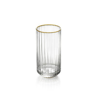 Bazar Bizar Glas Golden Sip Naturel/Goud Ø6,7 x H14 cm