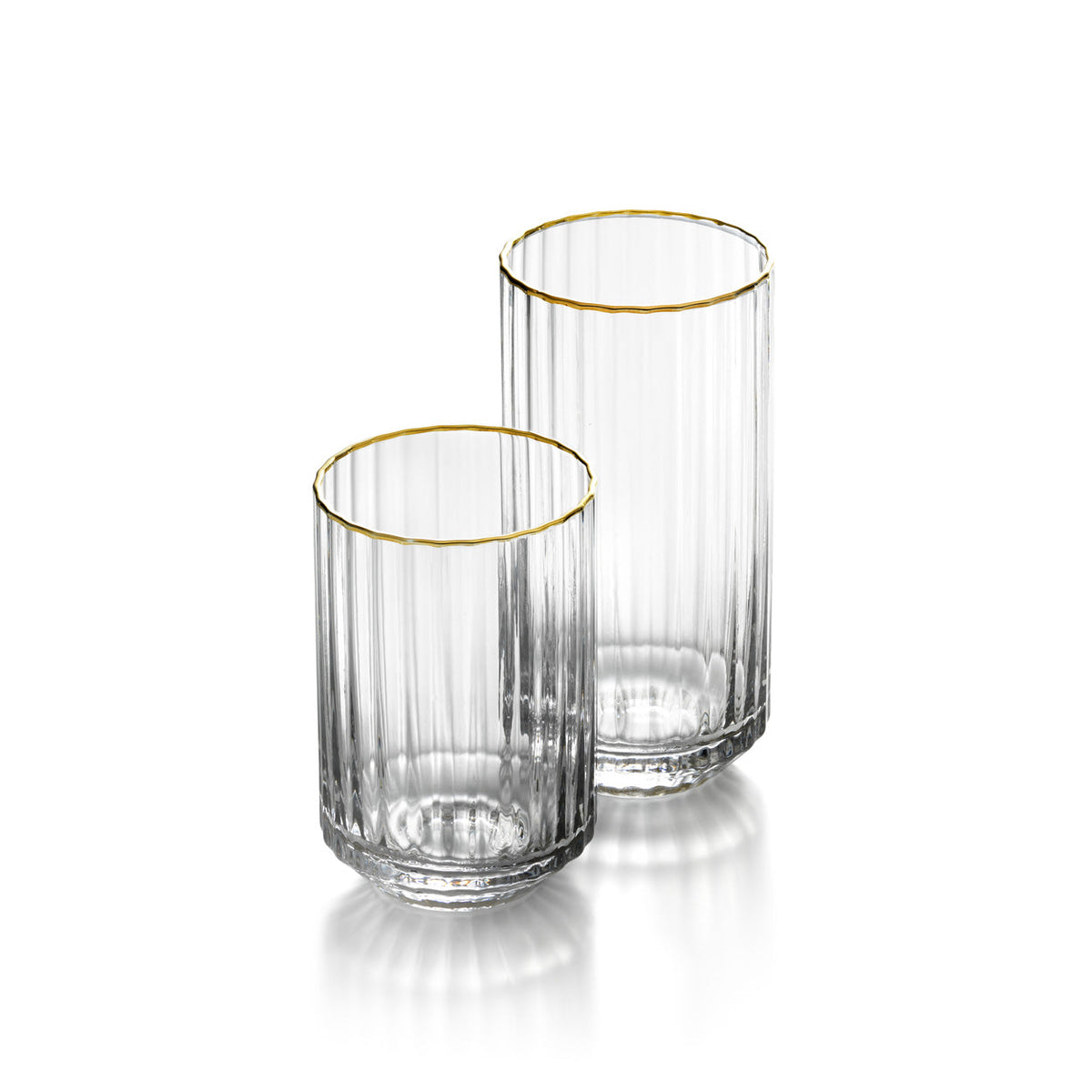 Bazar Bizar Glas Golden Sip Naturel/Goud Ø6,7 x H14 cm