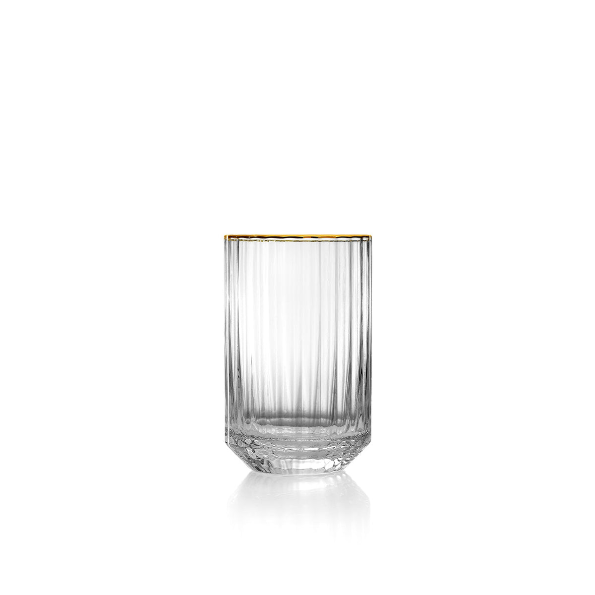 Bazar Bizar Glas Golden Sip Naturel/Goud Ø6,7 x H10,8 cm