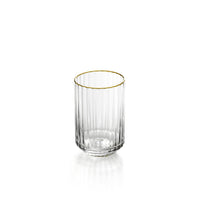 Bazar Bizar Glas Golden Sip Naturel/Goud Ø6,7 x H10,8 cm