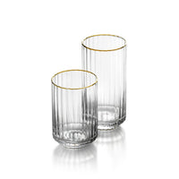 Bazar Bizar Glas Golden Sip Naturel/Goud Ø6,7 x H10,8 cm