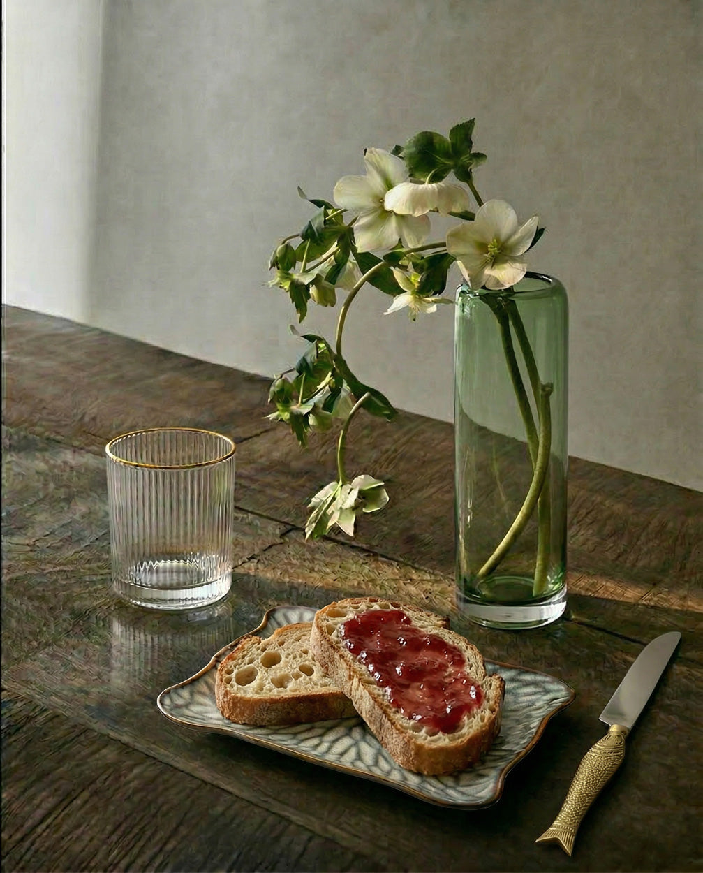 Bazar Bizar Glas Golden Sip Naturel/Goud Ø8 x H10 cm