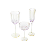 Bazar Bizar Glas Pink Blush Naturel/Roze Ø7,5 x H26,5 cm