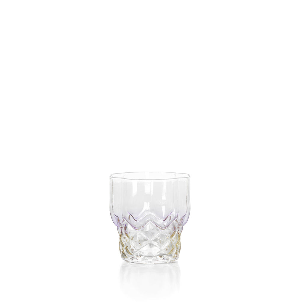 Bazar Bizar Glas Pink Blush Naturel/Roze Ø9 x H6 cm