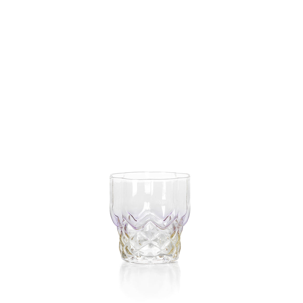 Bazar Bizar Glas Pink Blush Naturel/Roze Ø9 x H6 cm