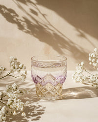 Bazar Bizar Glas Pink Blush Naturel/Roze Ø9 x H6 cm